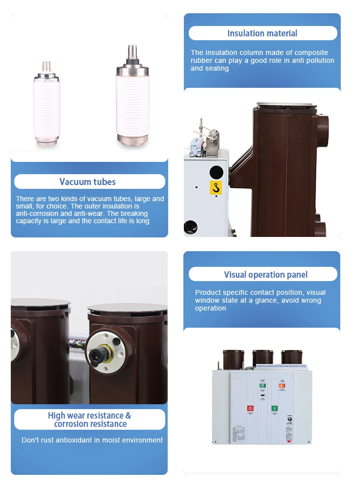 Zn63A (VS1) -12 Indoor AC High Voltage Vacuum Circuit Breaker