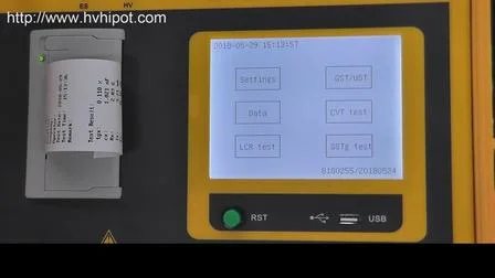 Тестер емкости и коэффициента рассеяния Тестер Tan Delta для трансформатора GD6800